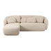 Misty Cream Boucle Sectional - LAF - Home And Beyond