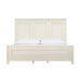 Montauk Weathered White King Panel Bed - Home And Beyond