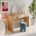 Moonrise Natural Ash 2-Drawer Vanity Desk - Home And Beyond