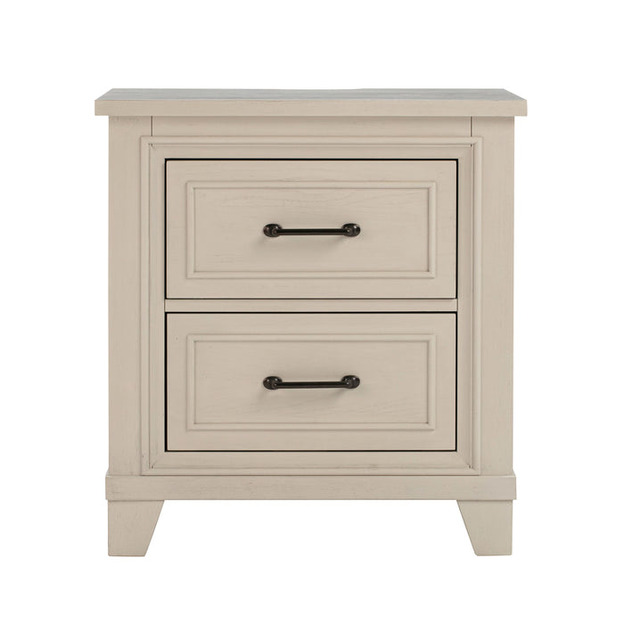 Montauk Weathered White Nightstand - Home And Beyond