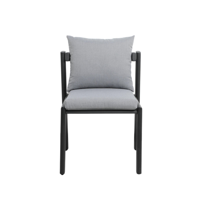 Nancy Grey Outdoor Dining Chair - Home And Beyond