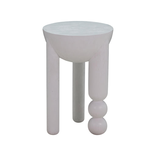Morse White Wooden Accent Table image