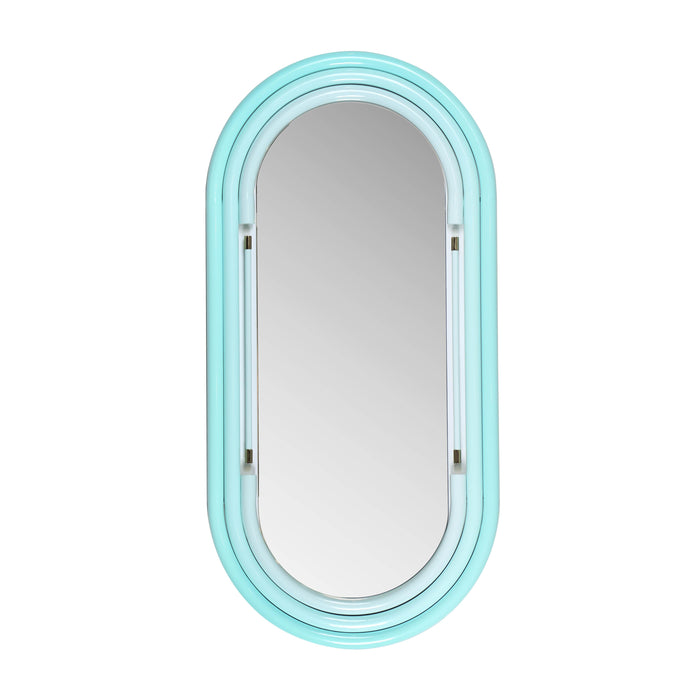 Neon Large Wall Mirror in Blue image