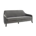Neveah Grey Velvet Sofa - Home And Beyond