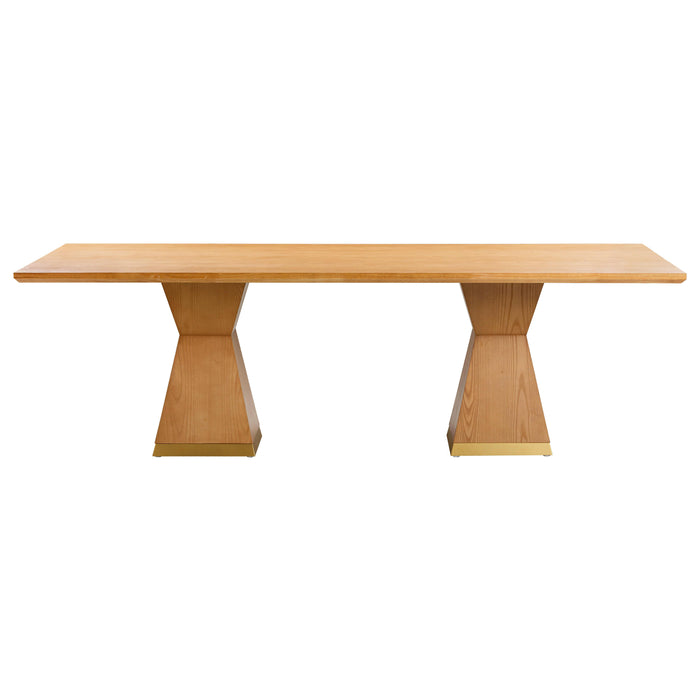 Nolan Natural Wood Dining Table - Home And Beyond