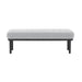 Olivia Grey Boucle Bench - Home And Beyond