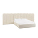 Palani Cream Boucle Queen Bed with Wings image