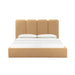 Palani Honey Velvet Queen Bed - Home And Beyond