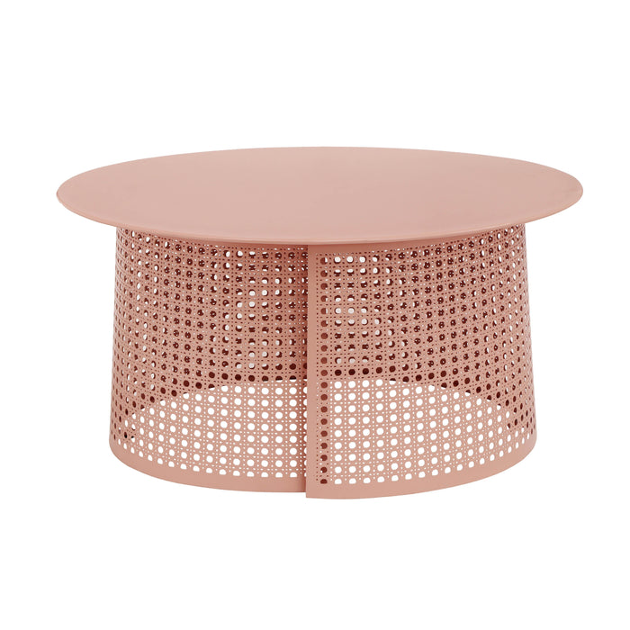 Pesky Coral Pink Coffee Table - Home And Beyond