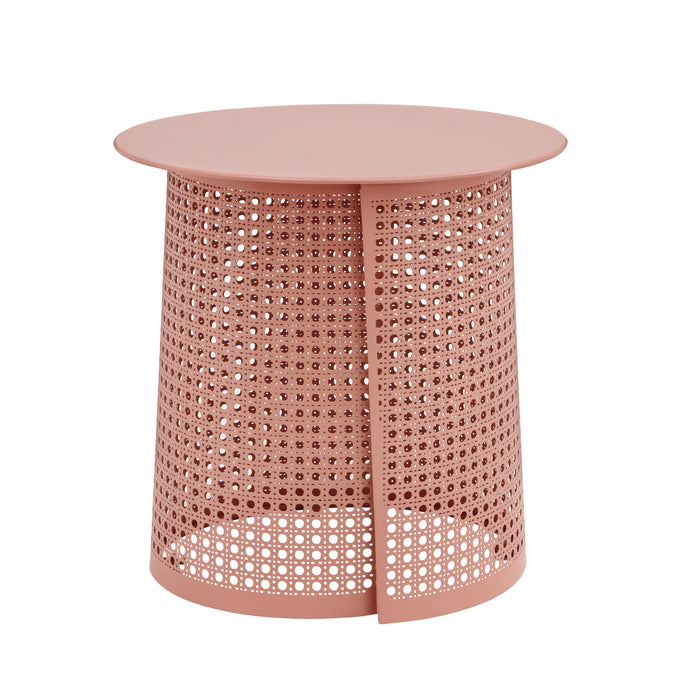 Pesky Coral Pink Side Table - Home And Beyond