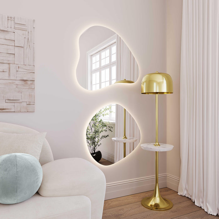 Phoebe LED Teardrop Wall Mirror - Home And Beyond