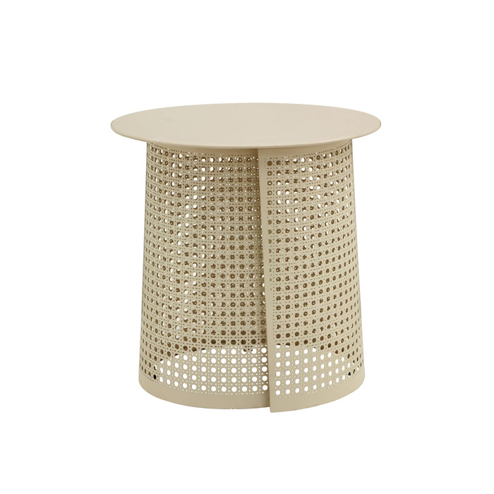 Pesky Eggnog Cream Side Table - Home And Beyond