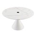 Piper White Round Dining Table - Home And Beyond