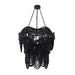 Porto Black Beaded Chandelier - Home And Beyond