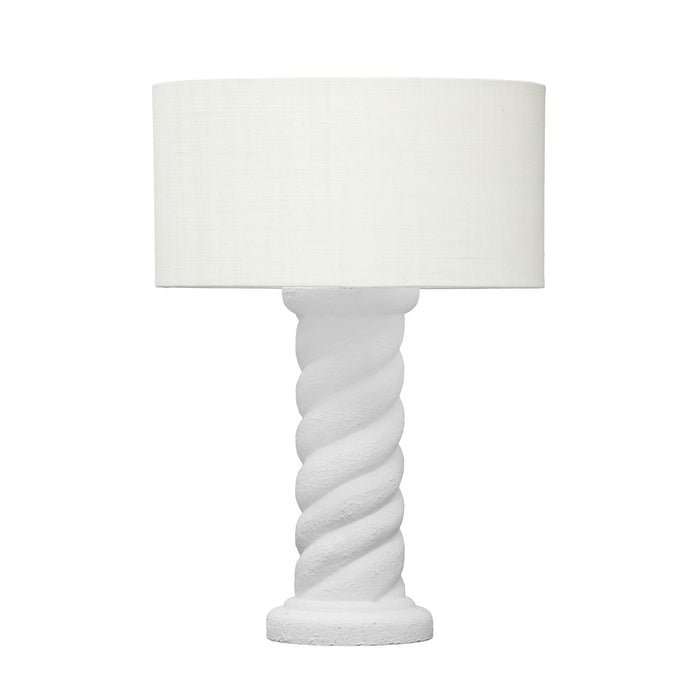 Rapunzel White and Cream Table Lamp - Home And Beyond