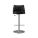 Reagan Black and Silver Adjustable Stool - Home And Beyond