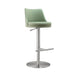 Reagan Sea Foam Green and Silver Adjustable Stool image