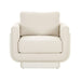 Rhonnie Cream Monotone Armchair - Home And Beyond