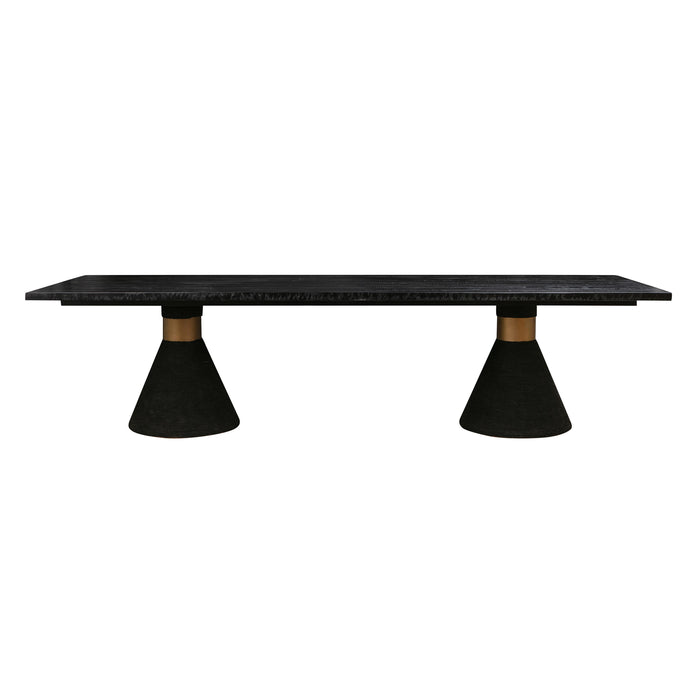 Rishi Black Rope Rectangular Table - Home And Beyond