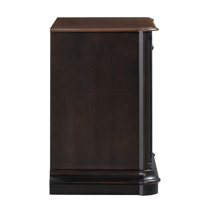 Roanoke Black File Cabinet - Home And Beyond