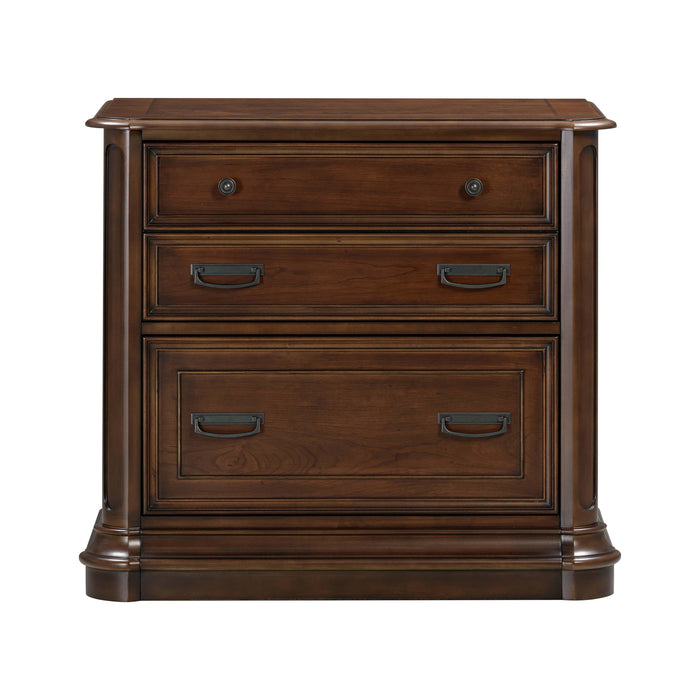 Roanoke Cherry File Cabinet - Home And Beyond