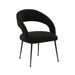 Rocco Black Boucle Dining Chair image