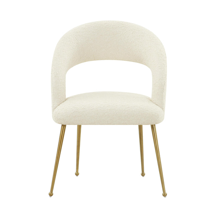 Rocco Cream Boucle Dining Chair - Home And Beyond