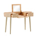 Sadie Natural Maple Vanity Desk - Home And Beyond