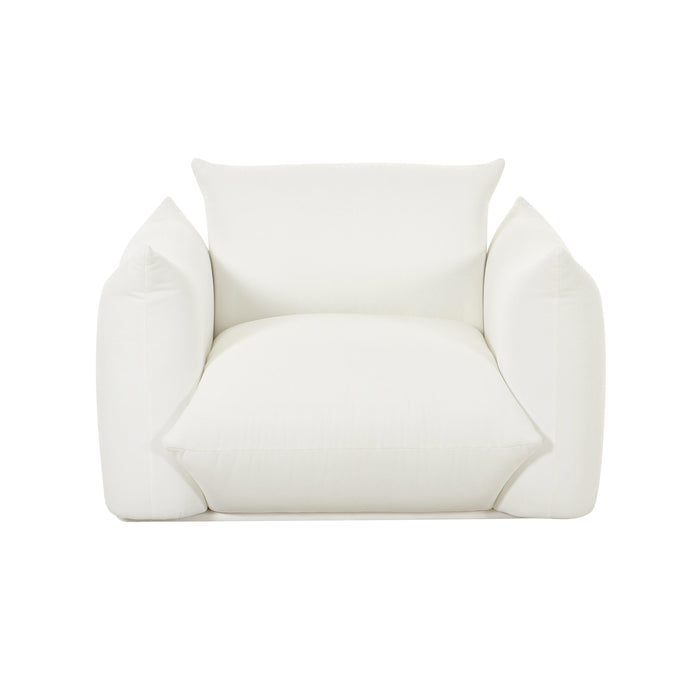 Saint Tropez Pearl Stuffed Armchair - Home And Beyond