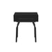 Santana Black Glass Side Table - Home And Beyond