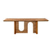 Satra Walnut Rectangular Dining Table image