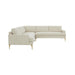 Serena Cream Velvet L-Sectional image