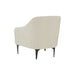 Serena Cream Velvet Accent Chair with Black Legs - Home And Beyond