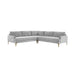 Serena Gray Velvet L-Sectional image