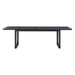 Shiloh Black Ash Rectangular Dining Table - Home And Beyond