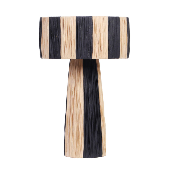 Shelby Raffia Two-Tone Table Lamp image