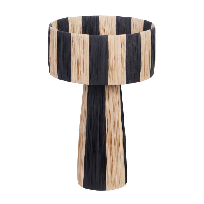 Shelby Raffia Two-Tone Table Lamp - Home And Beyond