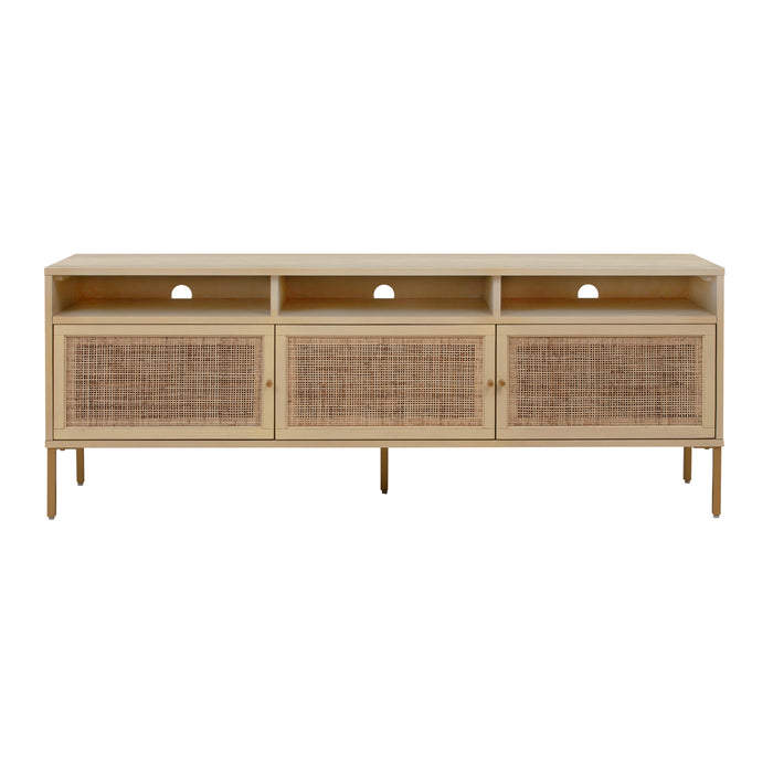 Sierra Buttermilk Media Console - Home And Beyond