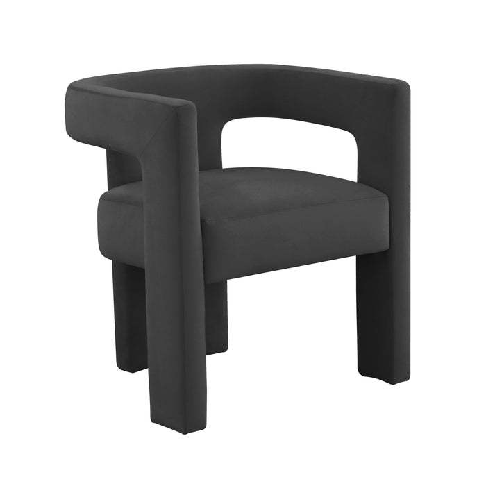 Sloane Black Velvet Chair - Home And Beyond