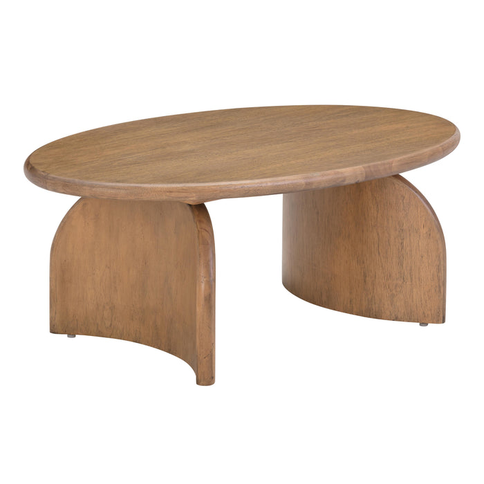 Sofia Cognac Wooden Coffee Table image