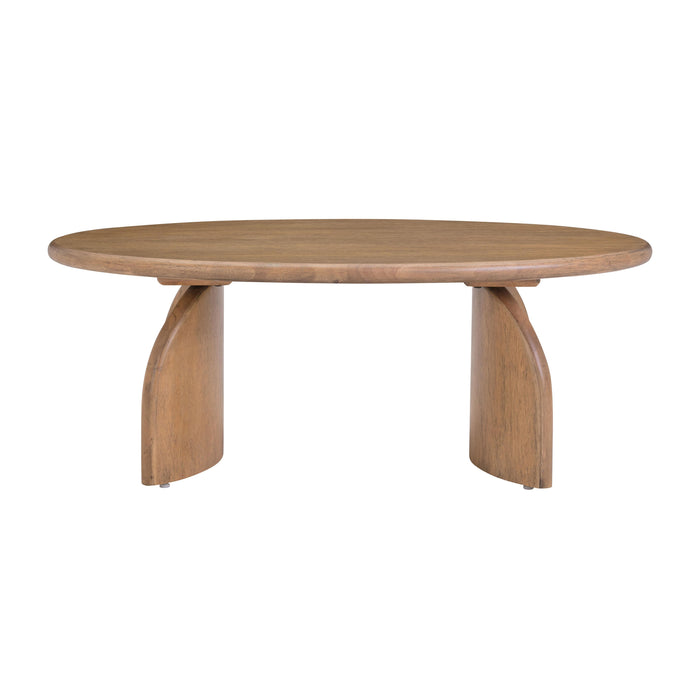 Sofia Cognac Wooden Coffee Table - Home And Beyond