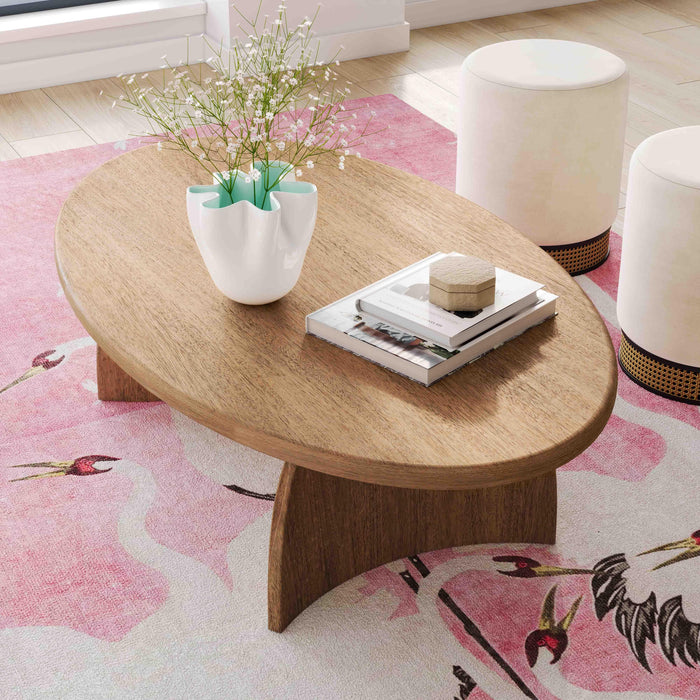 Sofia Cognac Wooden Coffee Table - Home And Beyond