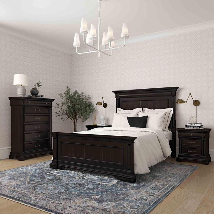 Stamford Brown Queen Panel Bed - Home And Beyond