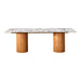 Tamara Marble Ceramic Rectangular Dining Table - Home And Beyond