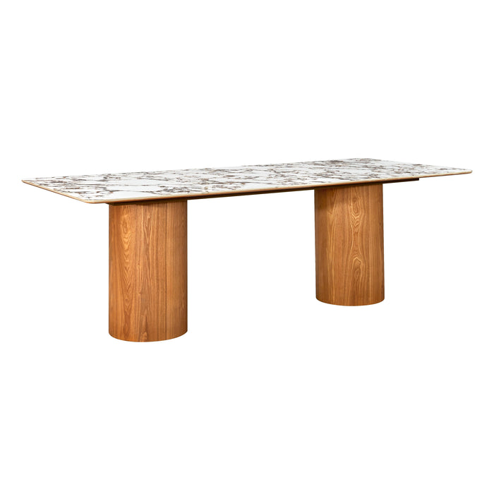 Tamara Marble Ceramic Rectangular Dining Table image