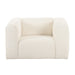 Tarra Fluffy Oversized Cream Corduroy Armchair - Home And Beyond