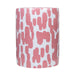 Taurus Ceramic Stool in Pink Strokes Print - Home And Beyond