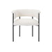 Taylor Cream Performance Linen Dining Chair - Home And Beyond