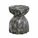 Turin Black Faux Marble Indoor / Outdoor Concrete Stool image