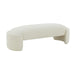 Toledo Cream Velvet Bench image